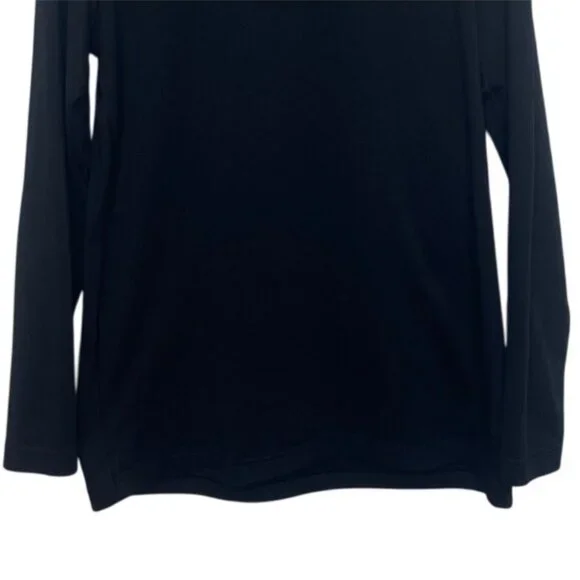 Reebok Long Sleeve Performance Shirt Mens Large Black Training Top Activewear - Picture 4 of 8